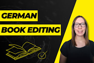 professionally proofread and edit your german book