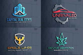 design captivating company 3d business logo with copyright