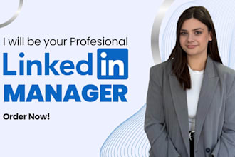 be your linkedin marketing manager and content creator