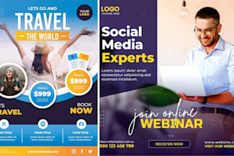 design you a unique flyer with the best quality