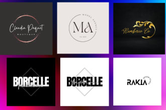 design luxury fashion and clothing brand logo