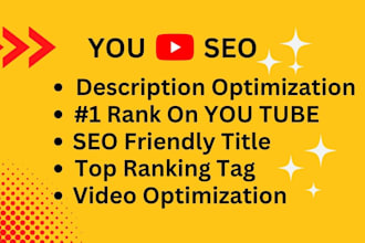 optimize youtube video SEO for top ranking