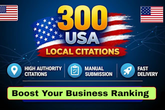 manually create USA local citations and directory submission