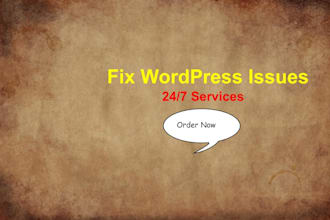 fix all issues, errors, bugs, css of wordpress