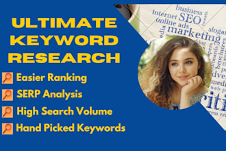do ultimate SEO keyword research and serp analysis in 24h