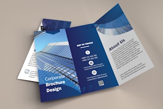 expensive and creative trifold design