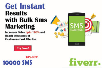 text message and bulk SMS marketing to the phone numbers list USA UK canada