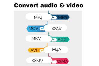 do video or audio file format conversion
