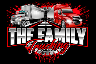 design a professional trucking, towing, or logistics business logo