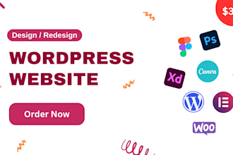 convert figma to wordpress, PSD to wordpress, figma to elementor