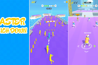 create a 3d and 2d unity mobile games for android and ios