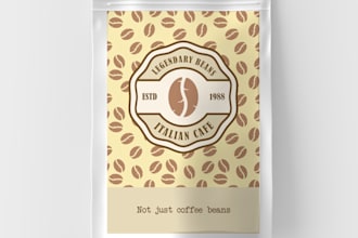 make package, label and sticker design for your products