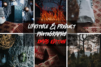create xmas lifestyle product photography