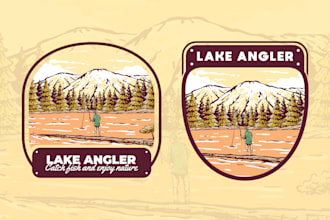 create a detailed vintage outdoor illustration