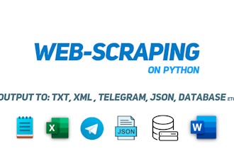 write a custom web parser for your task