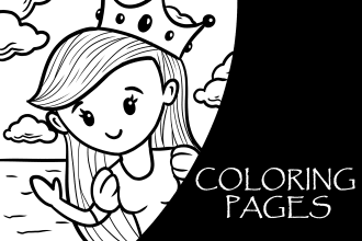 create cute coloring pages for you