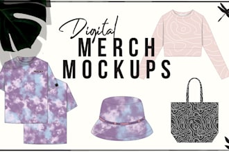 create your custom merch mockups