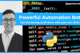 make a custom automation bot with python