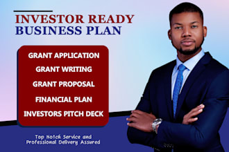 write a detailed business plan, business proposal and pitch deck
