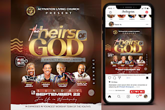 design a flawless church flyer, postcard, or event flyer design