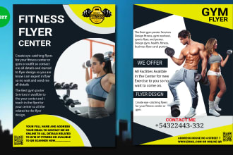 design gym, outfit, fitness flyer, soccer, amazing flyer