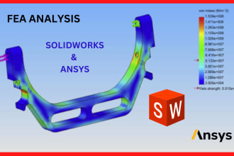 perform finite element analysis fea on solidworks and ansys