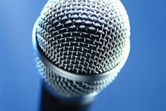 record a minute long voice over