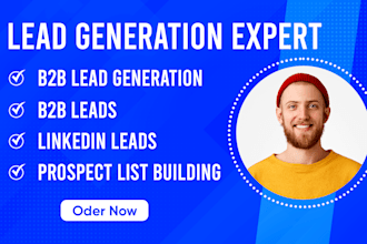 do b2b lead generation for business leads, linkedin leads and email list