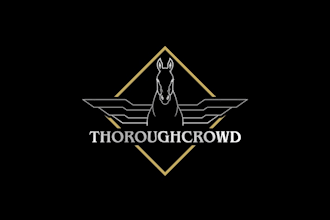 design amazing premium horse racing logo