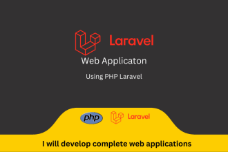develop complete web applications using PHP laravel,livewire