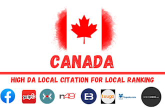 do top canada local citations from brightlocal and yext list
