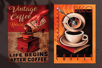 illustrate movie posters, concerts and events poster