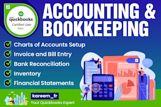 manage accounting and bookkeeping in quickbooks online