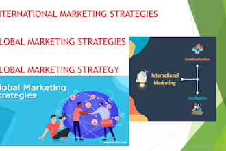 do international or global marketing strategies tasks