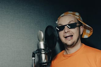 record ukrainian a cartoon character voice over