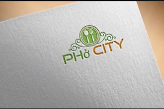 provide modern 3d restaurant logo design with source file