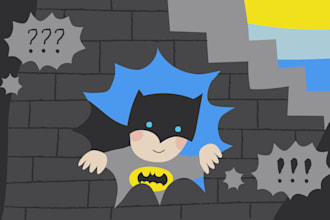 create illustration for print, books and social media