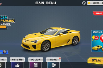 design UI for unity mobile games