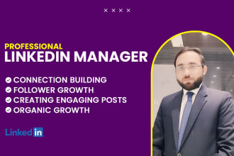 be your linkedin manager and grow connections organically