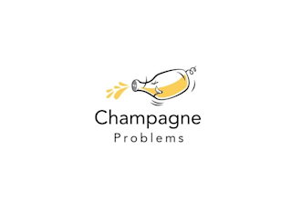 design premium famous super champagne problems logo
