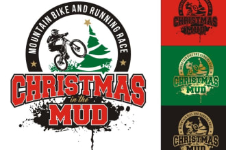 design modern awesome mountain bike logo