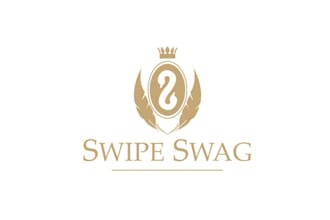 design better elegant amazing swipe swag logo for you