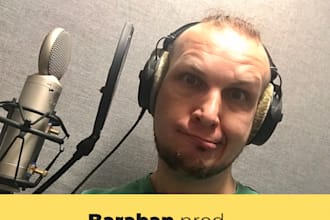 record russian cartoon character voice over