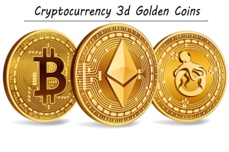 do crypto coin cryptocurrency bitcoin token gold crypto logo coin design crypto