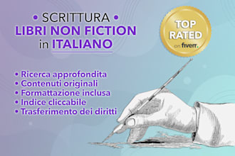 ghostwrite your italian non fiction book on any topic