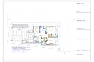 do architectural drawing, drafting, blueprints in autocad