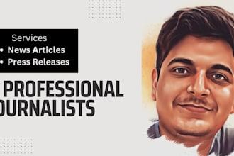 write news articles and press releases