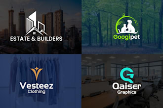 make custom minimalist company logo design and redesign