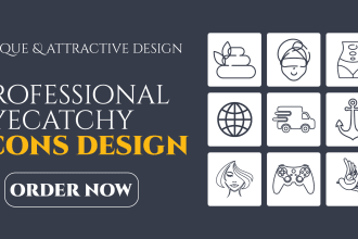 design custom and unique icons