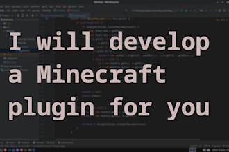 develop a minecraft plugin for you